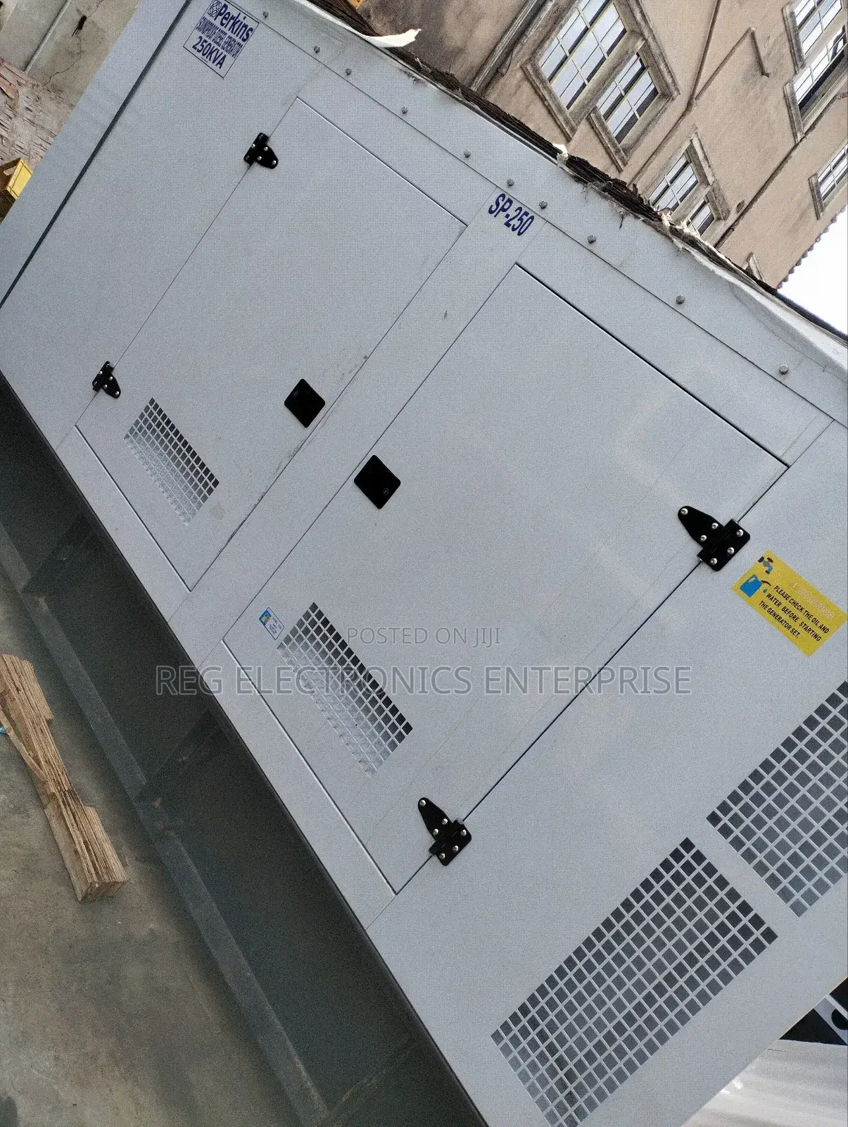 Perkins 250 KVA Soundproof Generator