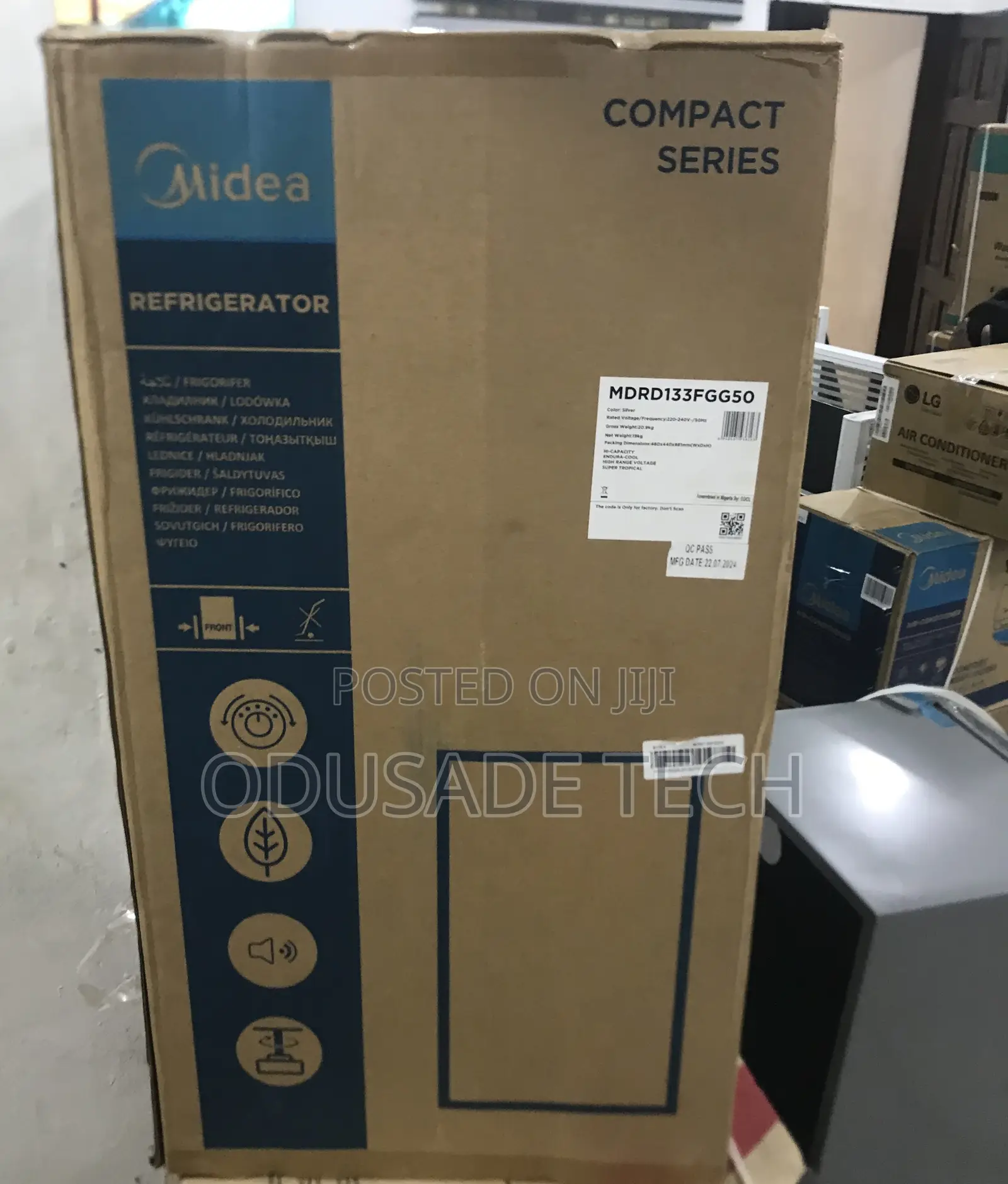 Culinary Cool Midea 90 Litres Single Door Refrigerator