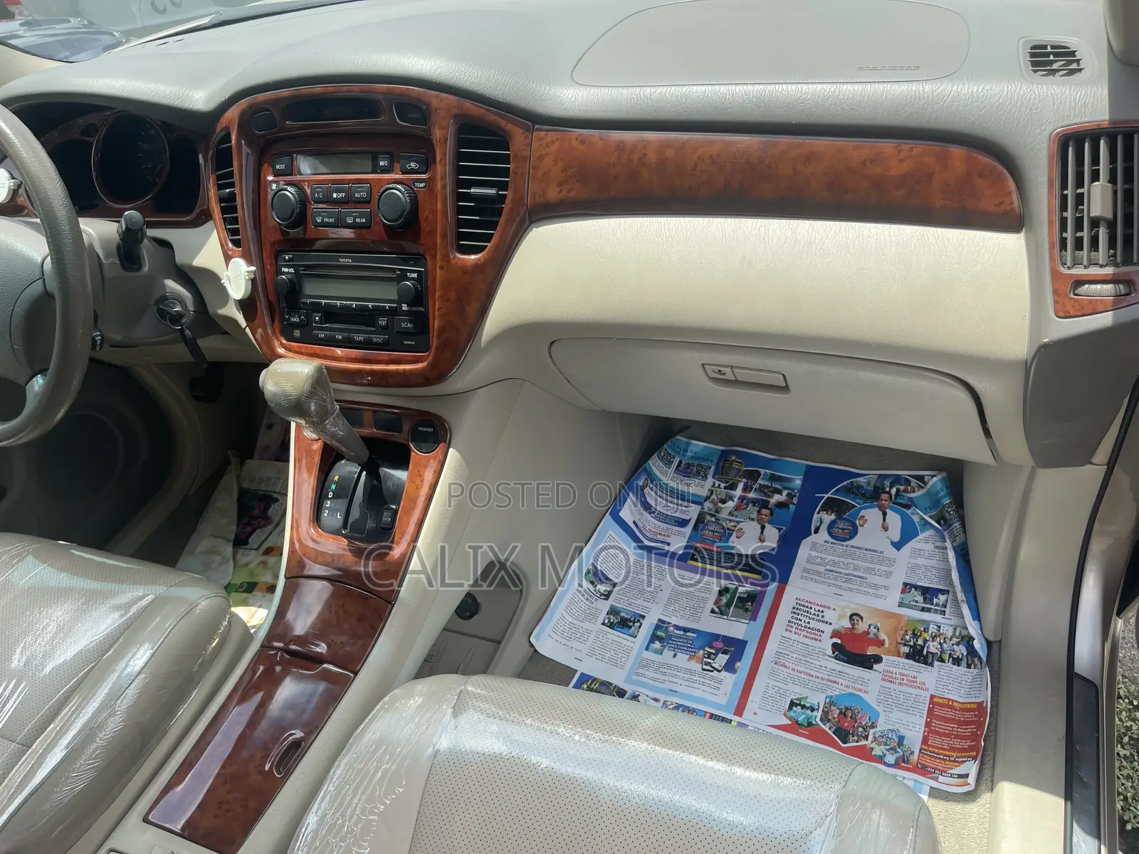 Toyota Highlander 2006 Gold