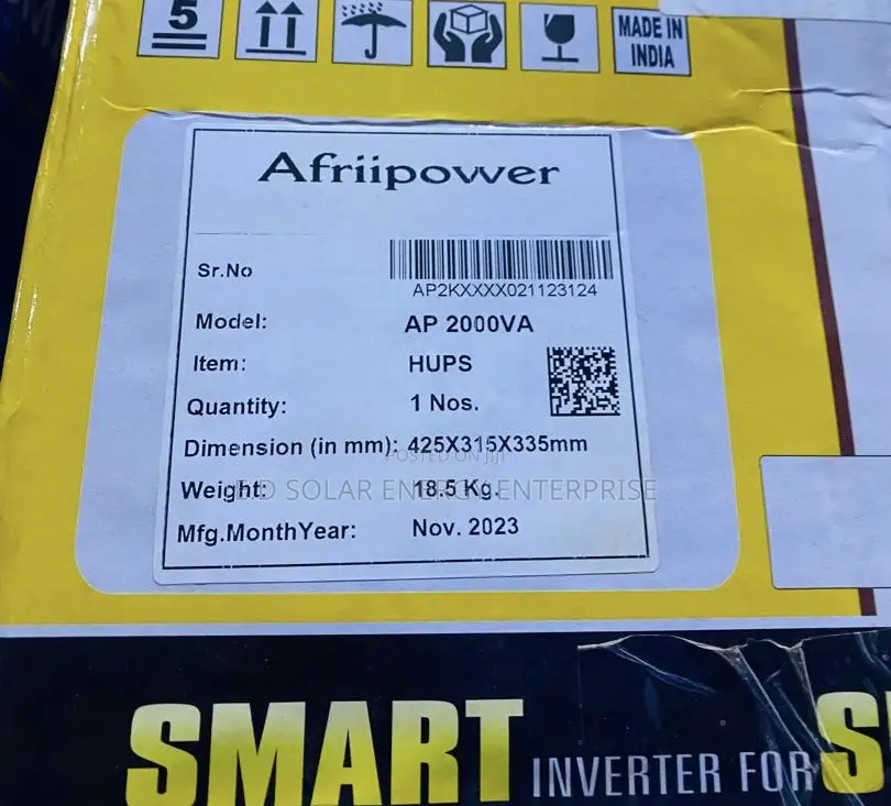 Afrpower Solar Inverter 2kva 24v Is Available Now