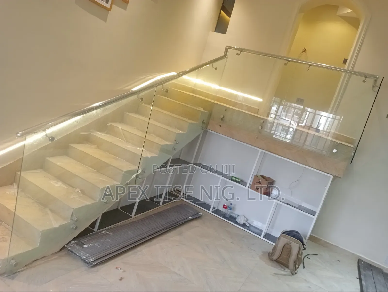 Glass Staircase Tempered