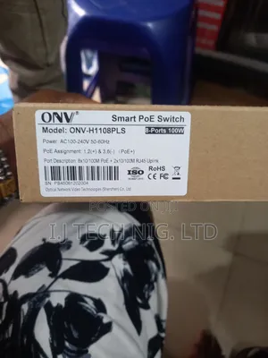 Onv 8port Poe Switch
