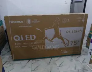 Crsytal Clear Hisense 75" Qled Smart TV