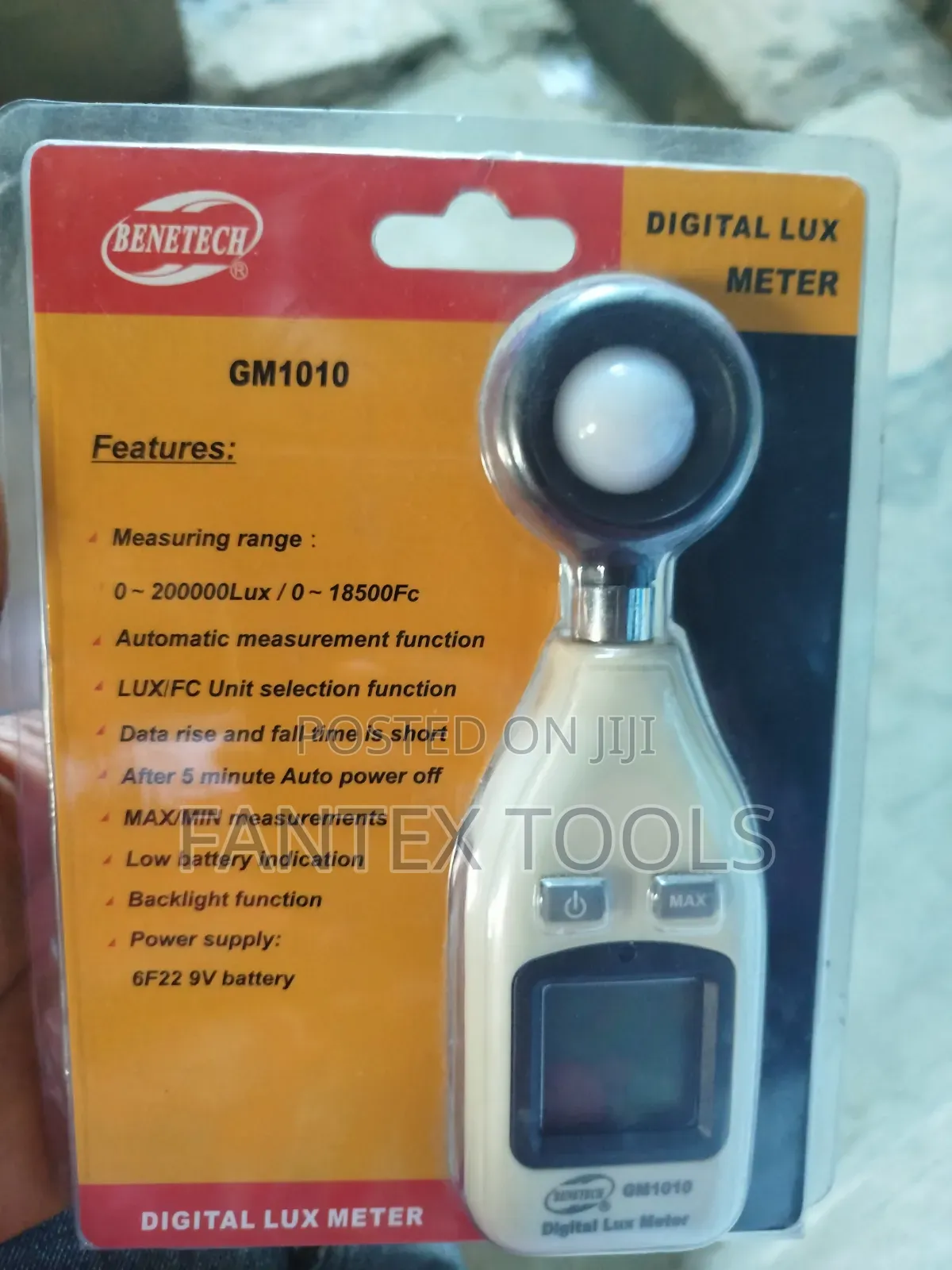 Digital Lux Meter.