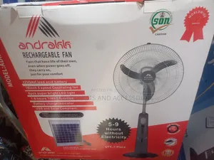 18" Andrakk Rechargeable Fan Biggest 12v 9000mah Batty Clearance Sales