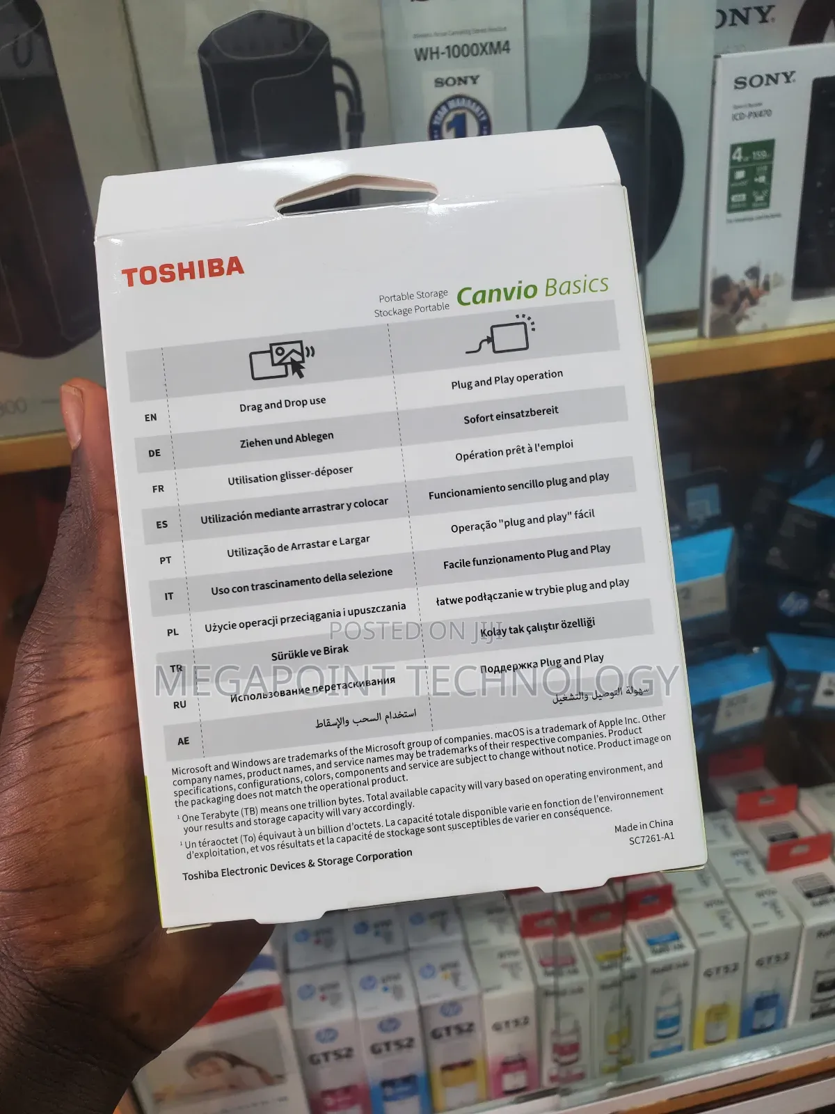 Toshiba 2tb External Hard Drive
