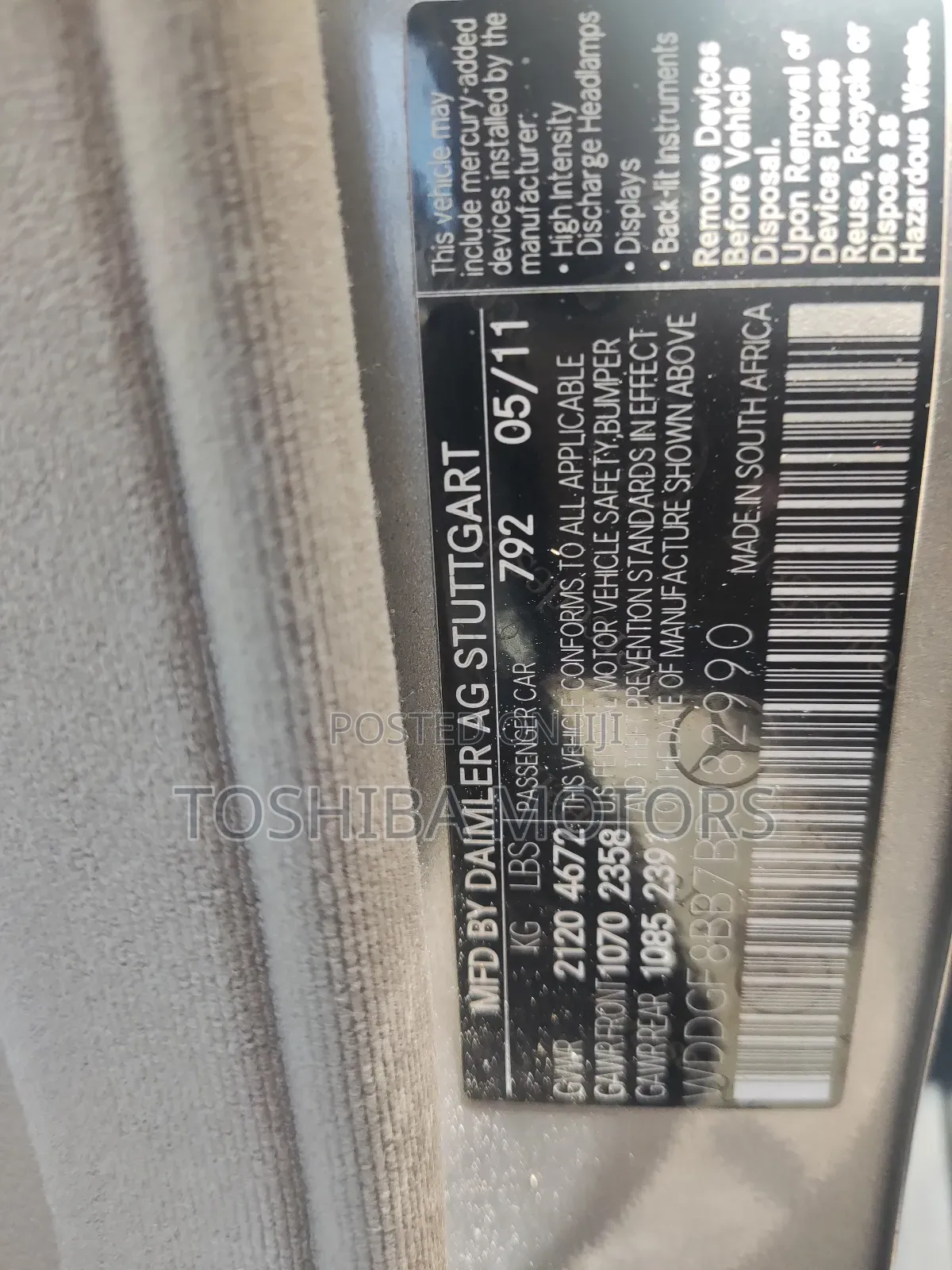 Mercedes-Benz C300 2011 Gray