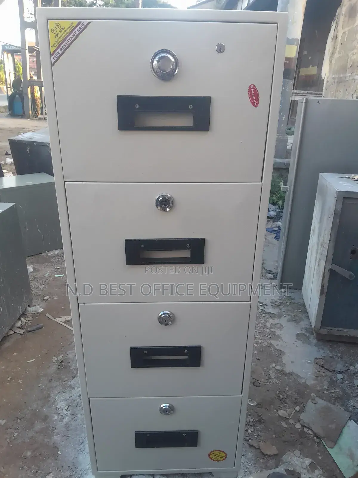 Four Drawings Fireproof Safe Cabinets