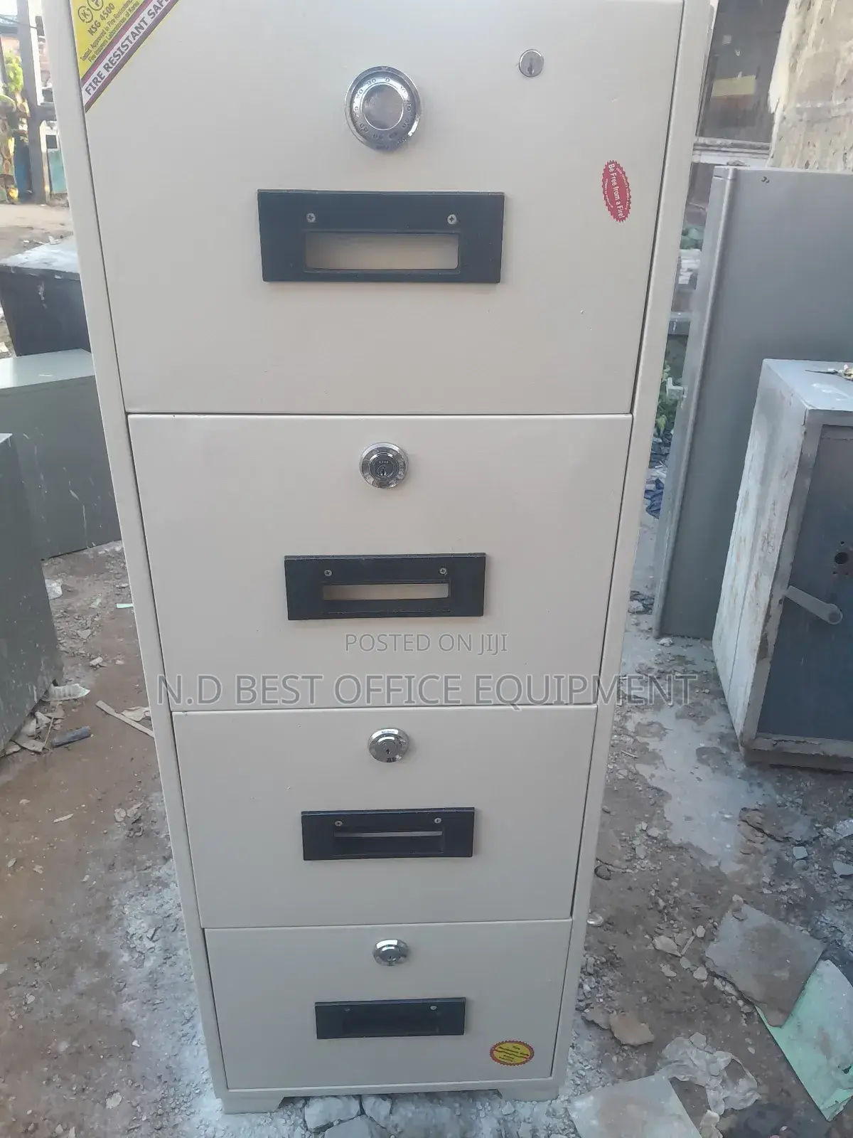 Four Drawings Fireproof Safe Cabinets