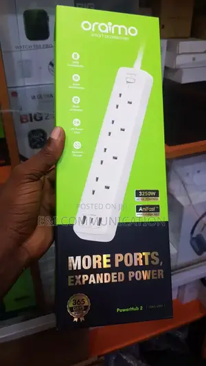 Oraimo Power Hub2 Soket 3250W.