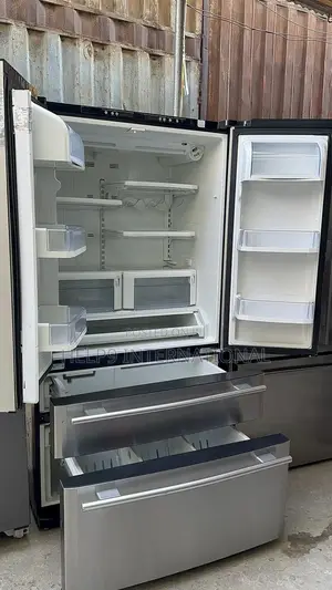 Fast Freezing 4 Door French Style Side-by-Side Refrigerator