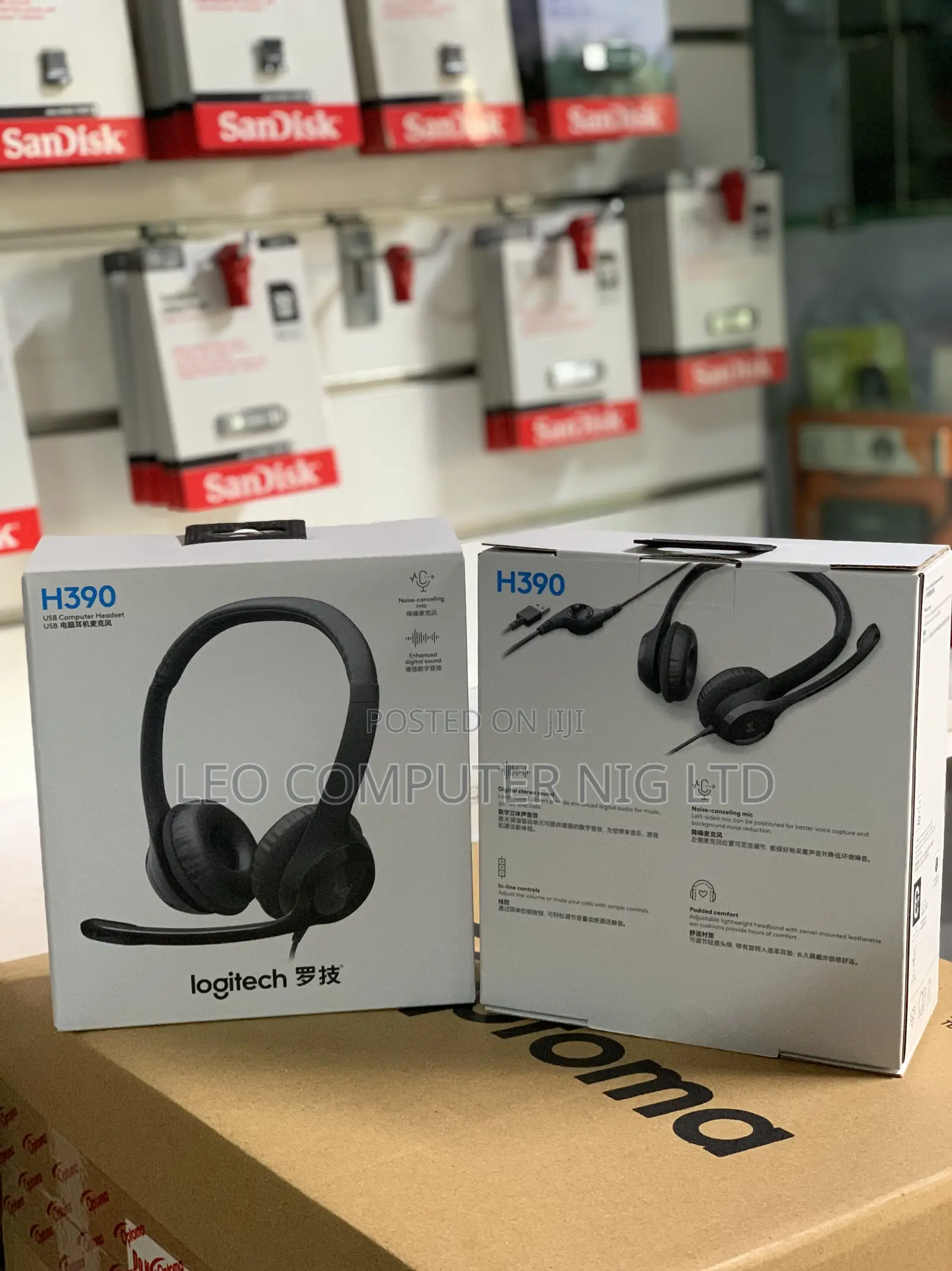 Logitech H390 Usb Headset With Noise Canceling