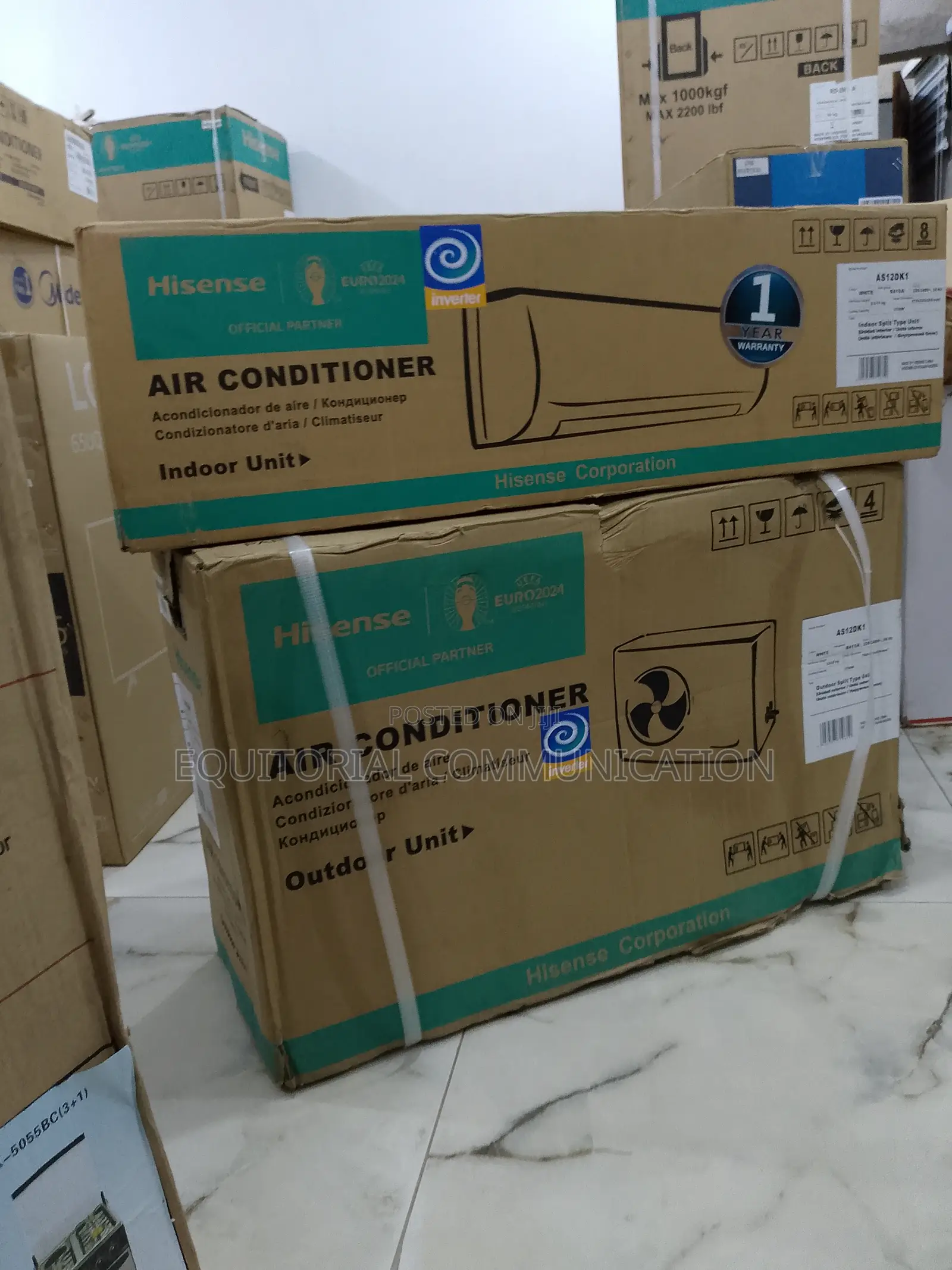 1.5hp Hisense Split Type Super Chill Inverter AC (As12dk1)