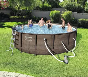 Bestway Power Steel Deluxe Series 16' X 48" Above Ground Poo