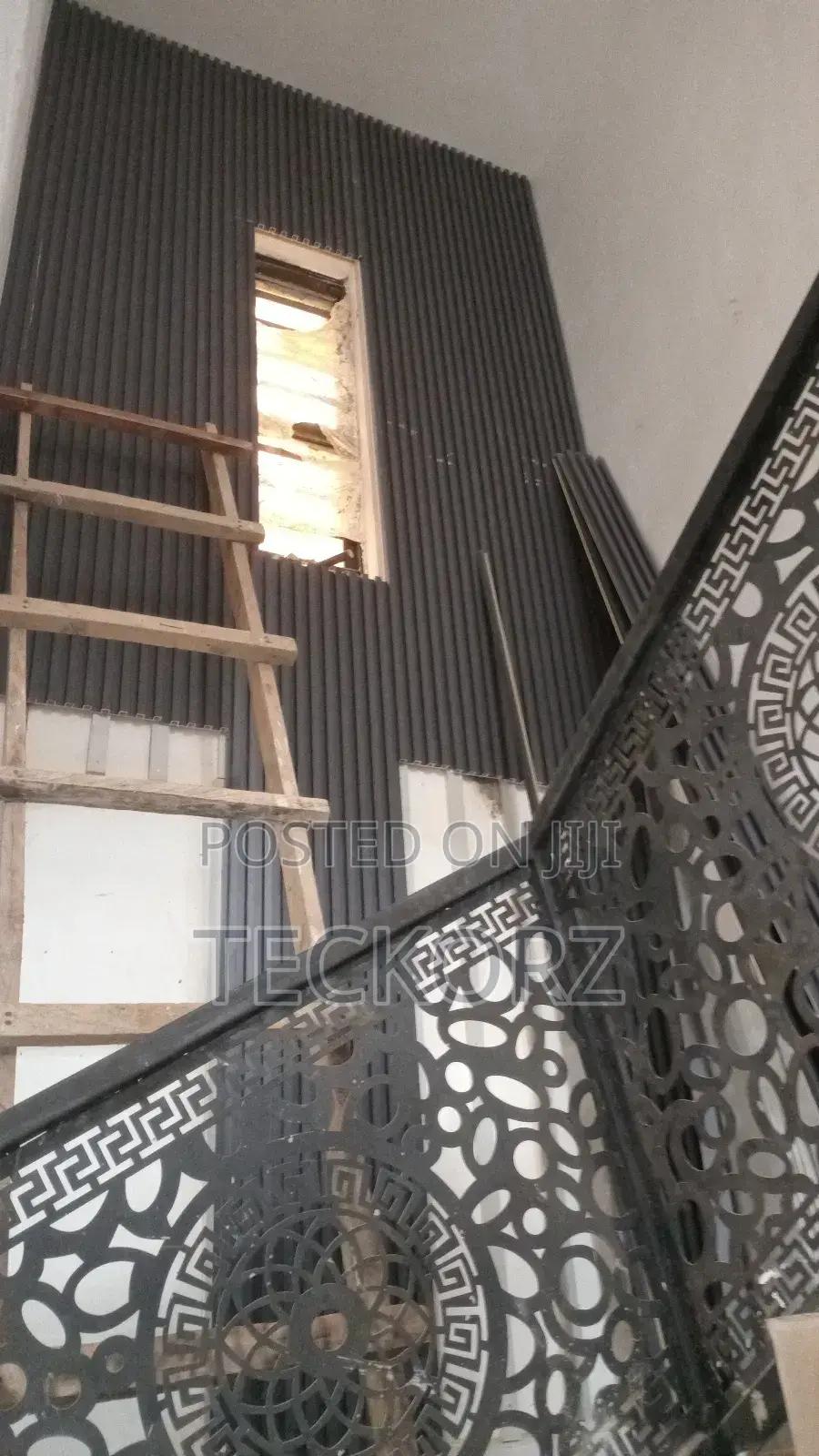 Under Stairs WPC Wall Cladding
