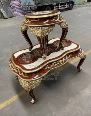 Royal Center Table With Two Stools