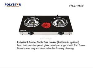 Polystar Glass Table Top Gas Cooker