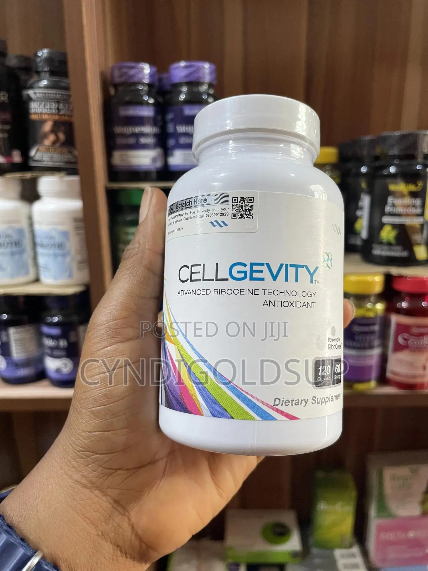 Cellgevity by 120 Capsules