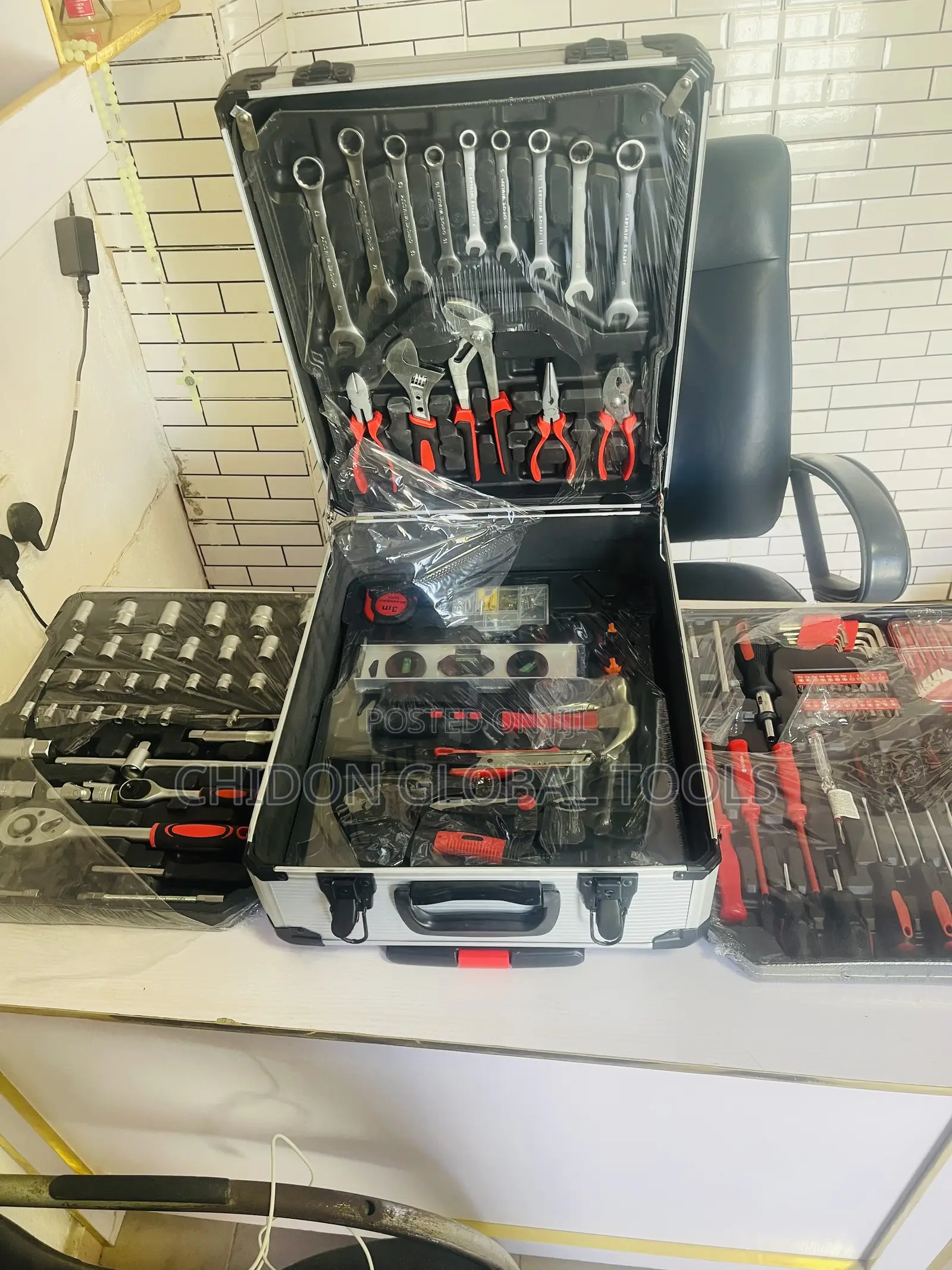 187 Set of Tools Box Electrical and Mechanical