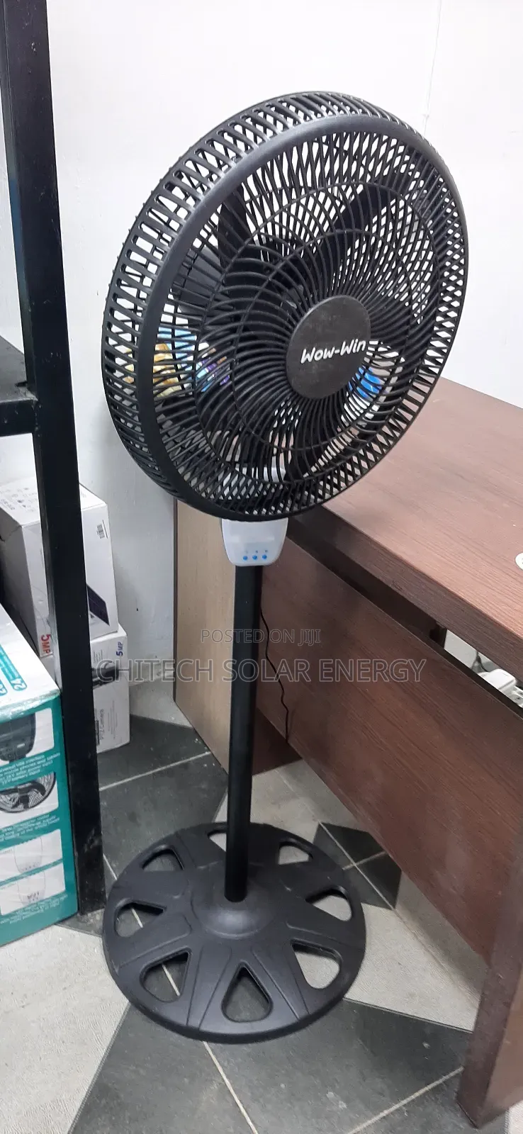 Rechargeable Solar Fan