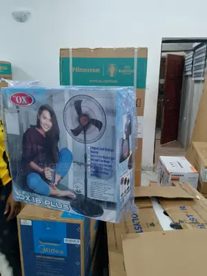 Adjustable Height OX 18 PLUS Standing Fan