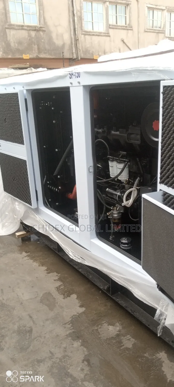 150kva Perkins Soundproof Diesel Generator 100% Copper Coil