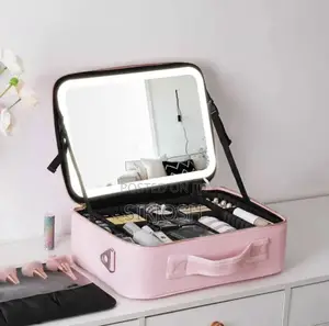 New Fashion Large Capacity Cosmetic Bag With Mirror