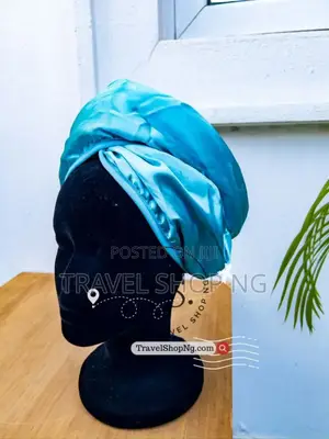 Photo - Silk-Exterior Hair Towel for Gentle