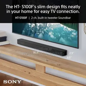 Sony S100F 2.0ch Soundbar With Bass Reflex Speaker