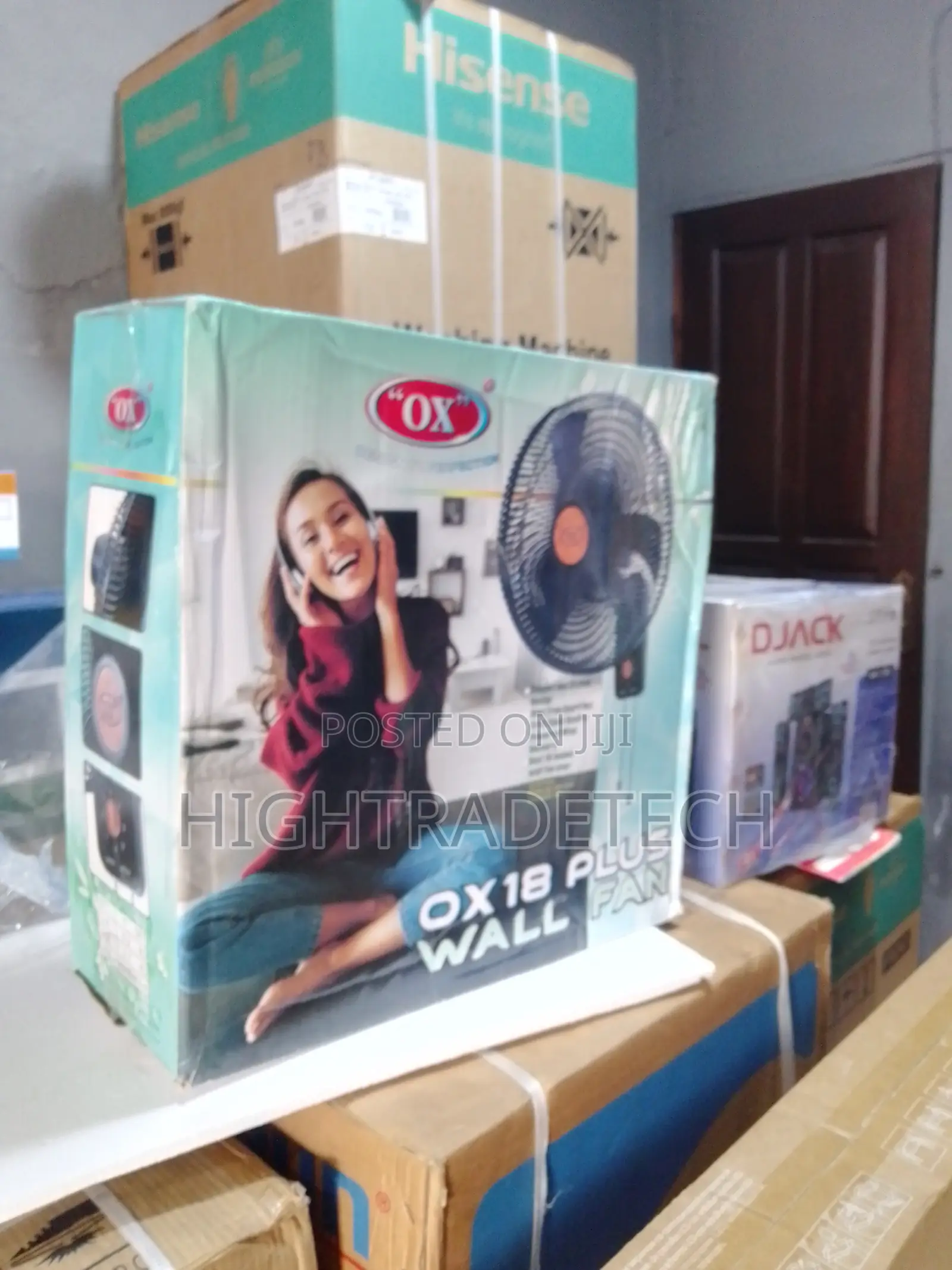 Modern Design OX Wall Mounted Fan (18 Inches) in Victoria Island Home