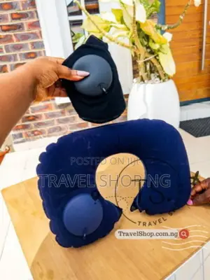 Air Cushion Self Inflating Travel Neck Pillow