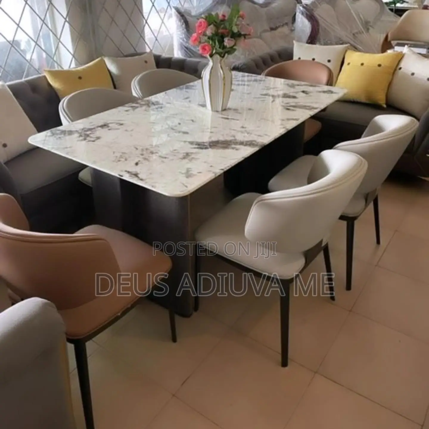Luxury Dinner Set With 6 Chairs