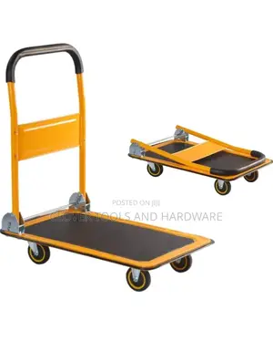 Foldable Metal Platform Trolley 150kg Durable Steel