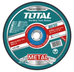 Total 25PCS Abrasive Metal Cutting Disc Set TAC2212301HA