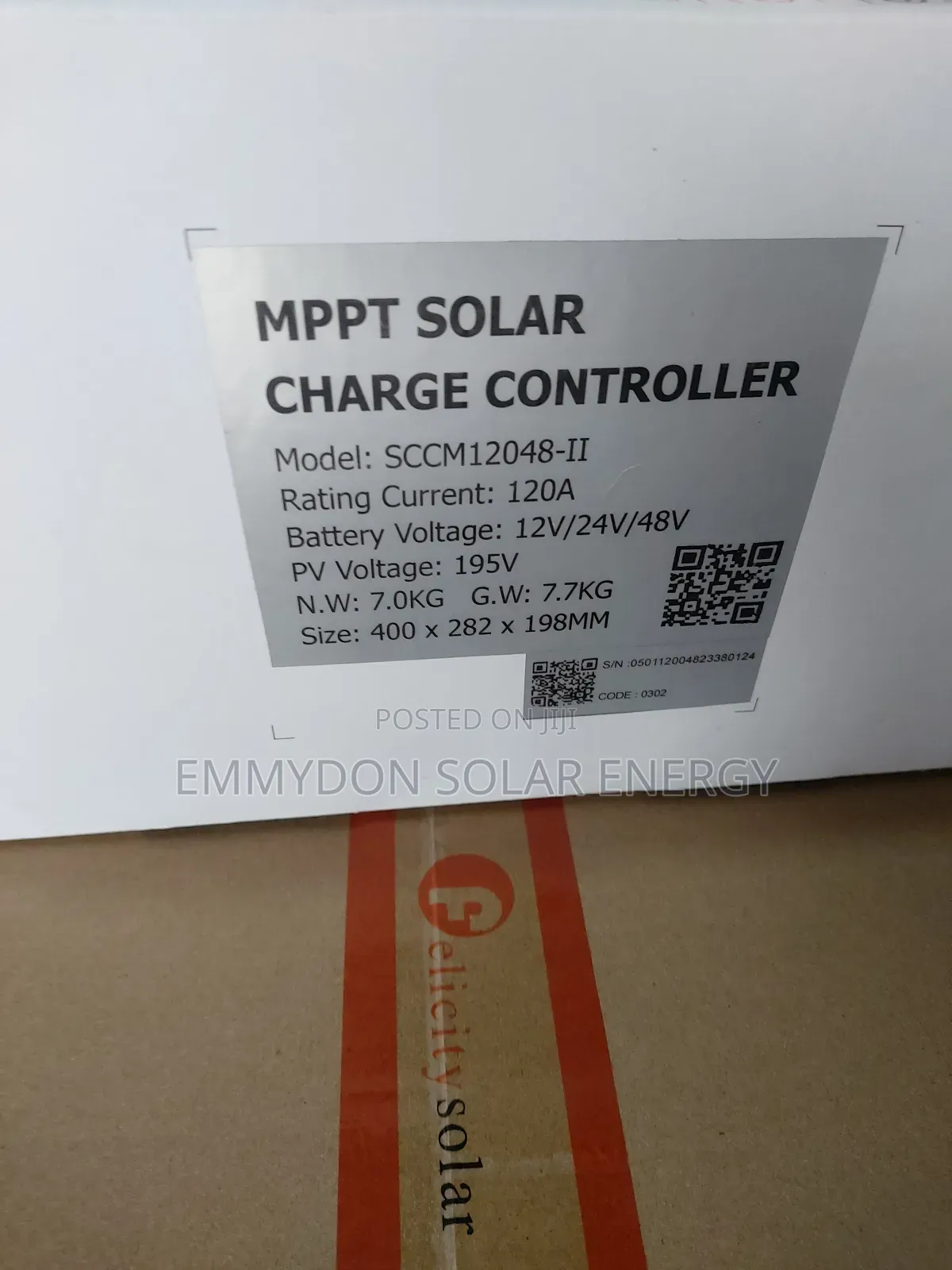 Original Felicity Charge Controller MPPT 120ah