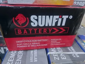 Original Sunfit Gel Battery 100ah 12V