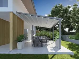 Automated Canopy Roof for Bar Hotel Swimming Pool