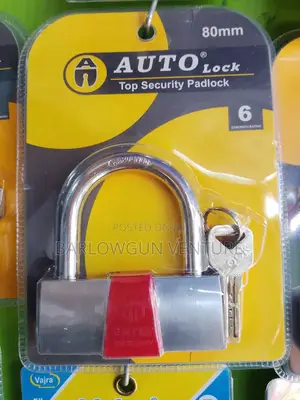 Auto Top Security Padlock Short 70mm