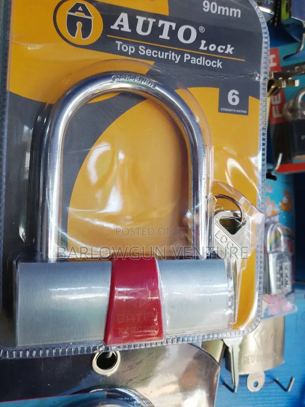 Auto Lock Security Padlock Long 90mm