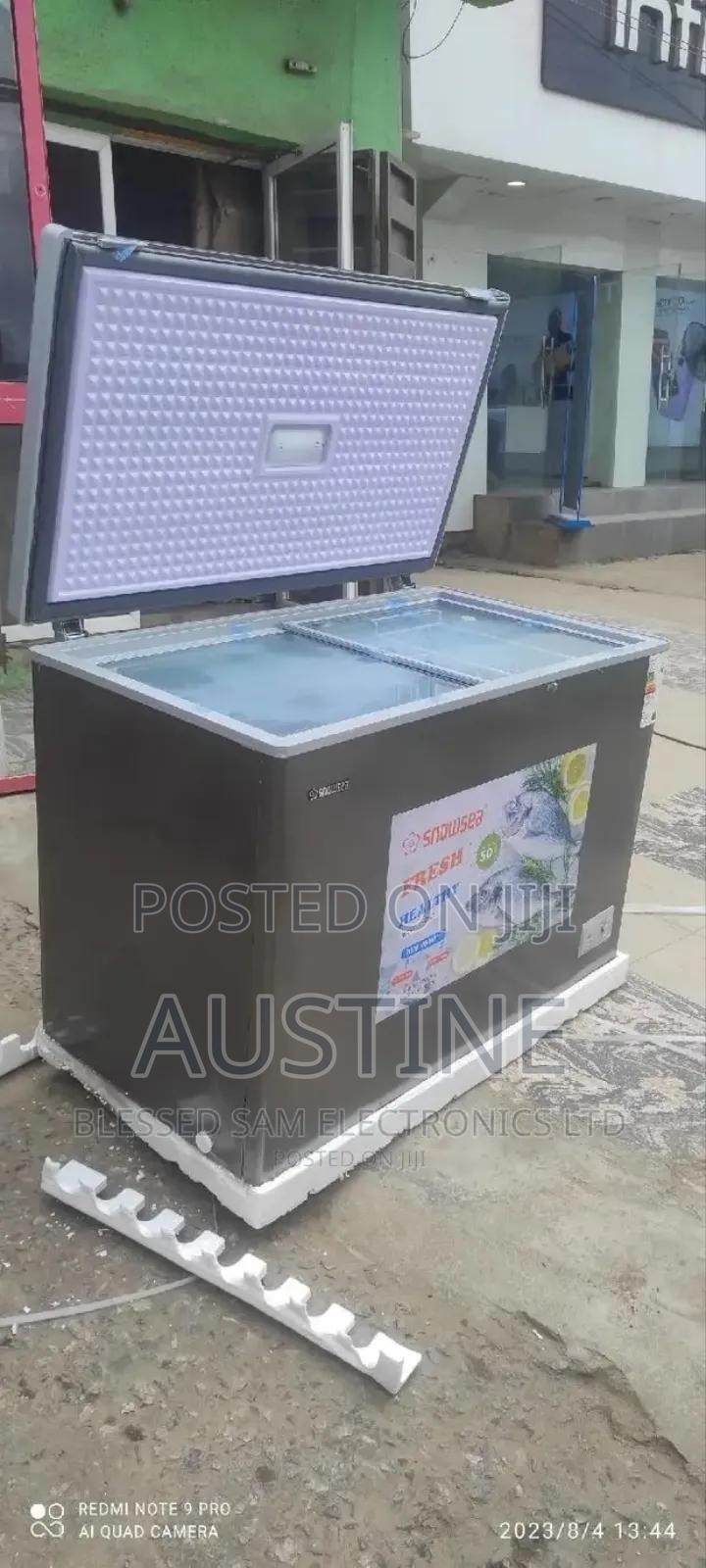 Brand New Snowsea 450litter Chest Freezer>Extenal>Silver>