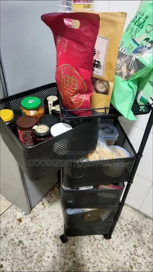 5 Layer Storage Fruit Rack / Storage Rack With Wheel