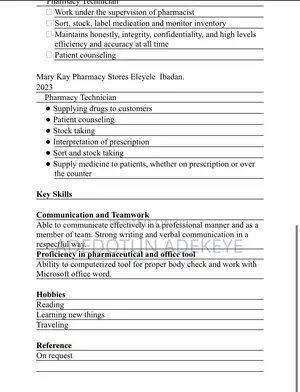 Pharmacy Sales Agent