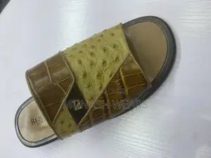 Italian Bertozi Leather Slipers