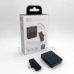 Sx8 Wireless Mic With Type C and iPhone Connector