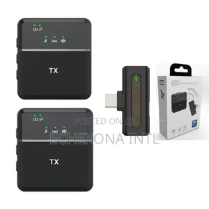 Sx8 Wireless Clip Mic 2channel For Video Audio Recording