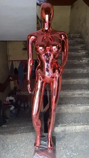 Size 12 Rose Gold Chrome Female Mannequin