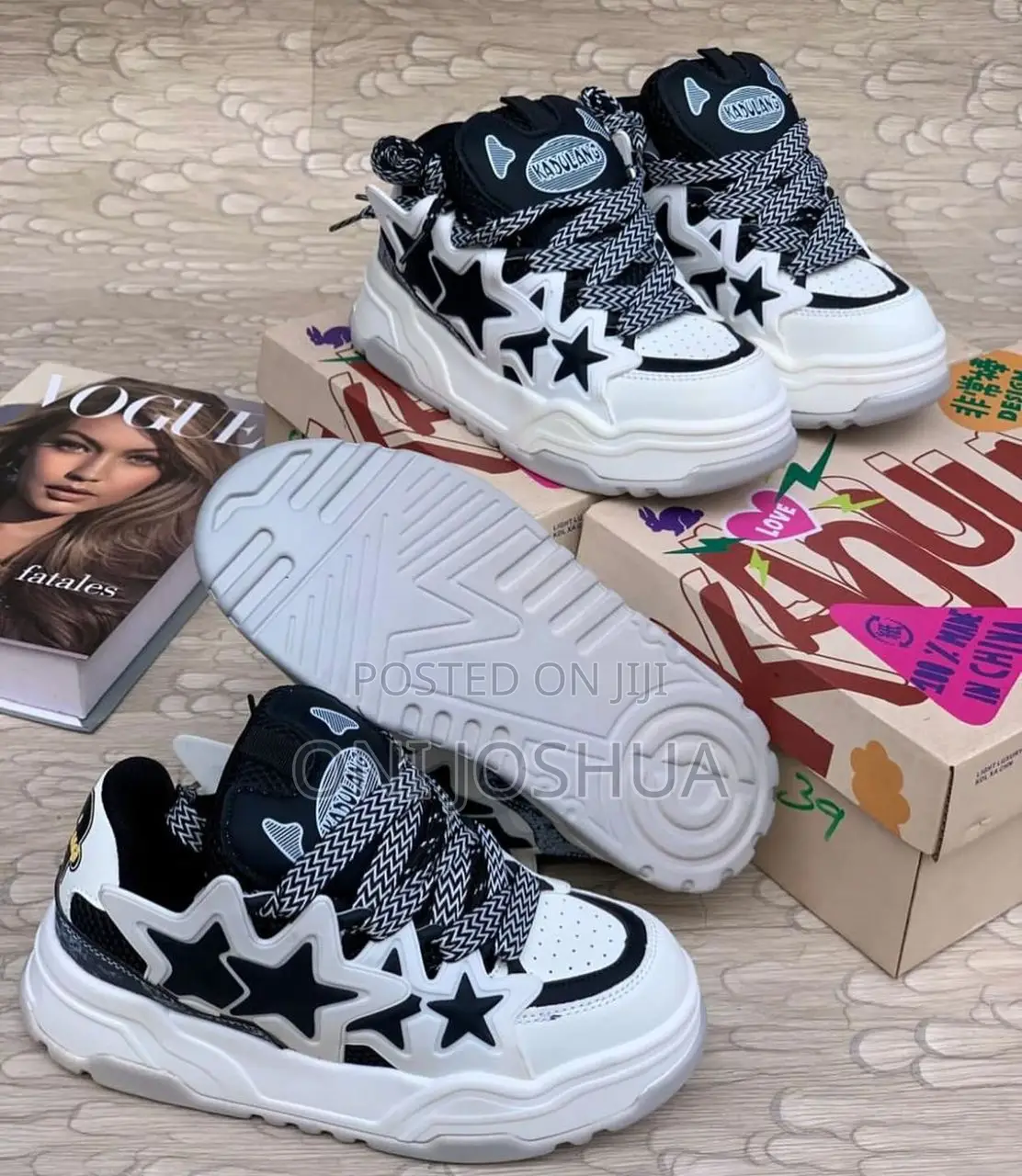 Big Chunky Lace Star Sneakers