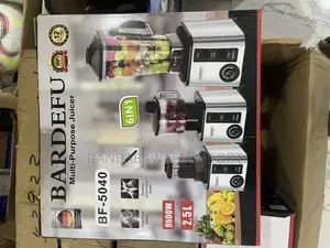 Bardefu 6 In 1 Blender With Juicer And Yam Pounder