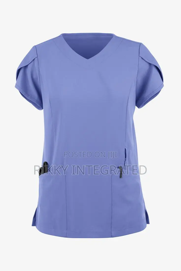 Flock Printed Nurse Scrub Suits, T-shirt With Logos