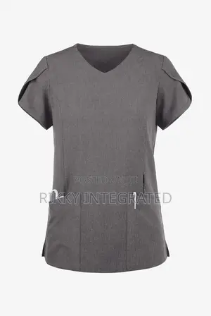 Flock Printed Nurse Scrub Suits, T-shirt With Logos